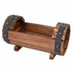 M-Modernūs-Mediniai Gėlių Vazonai Vestuvių Dekoracija Angliuota Antiseptinė Mediena Gėlių Dėžutės Balkono Sukulentai Mediniai Gėlių Vazonai