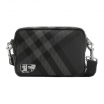 Burberry emalizuotas raitelio ra&scaron;to užtrauktuku užsegamas peties krep&scaron;ys vyri&scaron;kas peties krep&scaron;ys anglies spalvos 81040361 Shopping Bag Set(Basic Set+Shopping Bag)