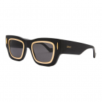 Loewe Originalus Dizainas Acetato Metalo Netaisyklingos Formos Akiniai nuo Saulės Vyri&scaron;ki Akiniai nuo Saulės Juodi G314270X01-9310 53,Black