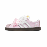 Adidas Vl Court Classic Vy&scaron;nių Žiedų Rožinės Spalvos Katės Spaudinio Žemi Batai Riedlentėms Moteri&scaron;ki Rožiniai Balti JQ2470(Komanda1602-) 36