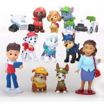 Omelivon 11 dalių Paw Patrol figūrėlių rinkinys, daugiaspalvės dekoratyvinės veiksmo figūrėlės, vaikų žaislų kolekcija