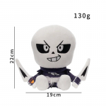 Cross Sans pliu&scaron;inis žaislas i&scaron; Undertale XTale Underverse AU Mink&scaron;ta kim&scaron;ta lėlė Kolekcionuojama dovana anime gerbėjams