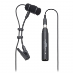 PRO35 Kondensatorinis mikrofonas XLR variniams instrumentams Didelė įvesties galia Audio-Technica Instrumentams/Saksofonui/Trimitei/Su laikikliu/Galinė dalis juoda