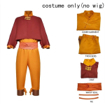 Aang Cosplay Kostiumas Redakcija Avataras Paskutinis Oro Valdytojas Vaidmenų Žaidimas Helovinui Anime Komiksų Konvencija Avataras Apranga 120 brown