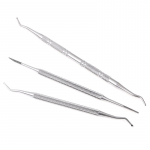 3 vnt. kojų nagų priežiūros kabliukas įaugusius dvipusius įaugusius pir&scaron;tus koreguojantis dildė