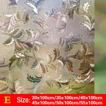 Vandeniui atsparus PVC matinio stiklo langas Privatumo plėvelės lipdukas miegamajam vonios kambariui lipni plėvelė namų dekoravimui 55x100cm