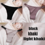 FINETOO 3Vnt./komplektas Medvilninės kelnaitės kelnaitės Moteri&scaron;kos apatinės kelnaitės Moteri&scaron;kos Sexy Knickers Moteri&scaron;kos strypai Apatiniai Vienspalviai Intymus apatinis trikotažas M