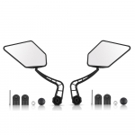 Dviračio veidrodėlis Mini galinio vaizdo veidrodėlis plento dviračiams Nesulaužomas pasukamas galinio vaizdo saugos &scaron;onas Left and Right Side Bicycle Mirror