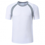 Vasariniai vyri&scaron;ki sporto salės mar&scaron;kinėliai Greitai džiūstantys bėgimo mar&scaron;kinėliai trumpomis rankovėmis sportiniai mar&scaron;kinėliai treniruotėms S balta