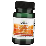 Folatas-5-metiltetrahidrofolio rūg&scaron;tis, Folate 800, Swanson 30 kapsulių (36280104) 30vcaps