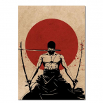 Vintage Anime Manga Plakatas Roronoa Zoro Nezuko All May Wall Art HD spausdinimo drobės tapyba Anime gerbėjų dovana Cuadros namų dekoras 50cm&times;70cm NoFrame