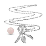 Bola de grossesse cage attrape-r&ecirc;ve cage fleur avec carillon rose