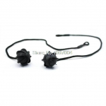 2PCS Car Trunk Hang Sling Rope For VW GOLF 6 MK6 GOLF 7 MK7 car Trunk Bedplate hang Golf 6 black