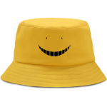 Anime Assassination Classroom Summer Hat Women Unisex Panama Bucket Cap Design Plok&scaron;čias skydelis Harajuku Kau&scaron;o kepurė Žvejo kepurė One Size