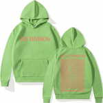 Vyri&scaron;ki ir moteri&scaron;ki džemperiai su gobtuvu Madingi japoni&scaron;ki džemperiai su gobtuvu Joy Division džemperis su gobtuvu, dėvėtas XL