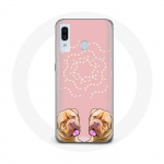 Coque pour samsung galaxy A40 Dogue de Bordeaux sym&eacute;trique photo