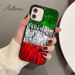 Italijos nacionalinės vėliavos telefono dėklas, skirtas iPhone 11 12 13 14 Pro Max mini X XR XS SE 2020 5 6S 7 8 Plus Samsung Galaxy S21 S22 dangtelis iPhone 6plus