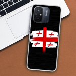 Gruzijos vėliavos telefono dėklas Xiaomi Redmi 12 12C 10 10C 10A 9T 9C 9A 9 8 8A 7 7A 6 6A K20 K30 K40 Pro S2 Fundas dangtelis Redmi K40(K40 Pro)