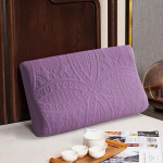 50x30cm/60x40cm Vandeniui atsparus lateksinis pagalvių užvalkalas Putų su atmintimi pagalvių užvalkalai Vienspalvis medvilninis lovos miego pagalvės užvalkalas 50X30cm