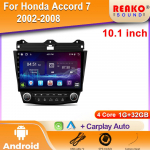 Honda Accord 7 2002-2008 Belaidis Android Automobilinis Radijas Multimedijos Ekranas Navigacija 4G GPS Belaidis CarPlay Stereo Pagrindinis Įrenginys 8 core 6GB+128GB