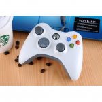 WHITE/Xbox laidinis žaidimų valdiklis asmeniniam kompiuteriui ir; Xbox 360