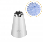 1 vnt., nerūdijančio plieno antgalis puikiai pūstiems te&scaron;lams ir dekoruotiems keksiukams &ndash; virtuvės įtaisas kepimui ir gaminimui A-1
