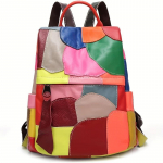 Originalios odos spalvotas lauko kuprinė - Madinga, daug spalvų variantų - Moterims - Tinka kasdieniam naudojimui ir kelionėms - Geriausia dovana jai