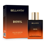 Devil Eau De Parfum Kvepalai su Gurmani&scaron;komis, Kedro, Vanilės ir Muskuso natomis| Premium, EDP Ilgai i&scaron;liekantis Medienos, A&scaron;trus Aromatas Vyrams ir Moterims, 100 ML 100 ml