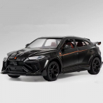 1:24 &bdquo;Lamborghini URUS&ldquo; visureigis, modifikuota versija, lieto metalo lydinio modelio automobilio garsas ir &scaron;viesa, traukiama atgal, septynerių durų kolekcija, vaikų žaislai, berniukų dovana