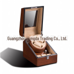 Automatinis vieno laikrodžio suktuvas ir ekspozicinė dėžutė Wood Grain