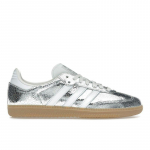 adidas Samba OG Cracked Metallic Pack - Sidabriniai Moteri&scaron;ki Kedai Sidabriniai-Metaliniai Avalynė-Baltas Branduolys-Baltas JR0035 36⅔