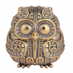 Vintažinė pelėdos figūrėlė Mini pelėdos smilkalų degiklis su dangteliu Kolekcinis pelėdos ornamentas namams, svetainei, biuro stalui, knygų lentynos dekoras Owl