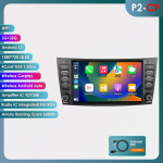 Ossuret 8 Mercedes Benz E-klasei W211 E200 E220 E300 E350 E240 E270 E280 W219 su automobilio radijo palaikymu, belaidžiu i&scaron;maniuoju DVR, Carplay, Android Auto P2CP 4Core 2G 32G