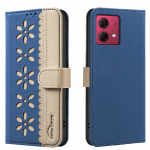 Kortelių Solt Piniginė Odinis Gėlių Atverčiamas Dėklas Motorola Moto Edge 60 Pro G05 G15 G75 G55 G35 50Pro G04 G34 G84 G14 G73 Vir&scaron;elis Motorola Edge 60 Pro