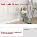 Ypač storas katės draskymo apsaugos lipdukas, lipnus, skaidrus, sienų, sofos, baldų apsauga, apsauga nuo draskymo, atsparus purvui, lengvai nuplė&scaron;iamas ir priklijuojamas [Width 60cm * Length 5m]