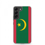 Telefono dėklas - Samsung - Galaxy S22 Plus - Mauritanijos vėliava - Mink&scaron;tas - Daugiaspalvis