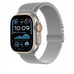 Milano kilpos apyrankė Apple Watch Ultra 2 apyrankei 49 mm 45 mm 46 mm 44 mm 42 mm 41 mm 40 mm 38 mm iWatch serijai 10 9 8 7 6 5 SE 38mm 40mm 41mm sidabras