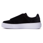 Puma Basket Platform Strap Aksominis Rai&scaron;telis - Juodi Moteri&scaron;ki Kedai Balti 364068-01 37