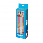 Pack de 2 Stylos Gel Effa&ccedil;able - Disney Mickey & Minnie Mix - Multicolore - Taille Unique gryna