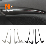 For Honda FIT JAZZ accessories 2014 2015 2016 car styling Car Door Interior Handrail Decoration strip frame cover trim Matte