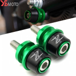 Skirta Kawasaki Z900 Z650 Z1000 Z1000R Edition  Z800 8MM Motociklo Sūpynės Slenkio Ritės CNC Aliuminis Blue-8MM