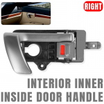 Inner ide Door Handle For Hyundai Santa Fe 2007 2008 2009 2010 2011 2012 Left Right Side Door Handle Replacement Sliver 1pc Right