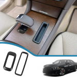 Automobilio pavarų perjungimo skydelio apdailos dangtelio lipdukai, skirti Dodge Charger 2011-2014 Chrysler 300/300C 2010-2014 automobilių salono priedai Gear Shift 2PCS