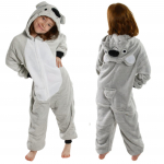 Vaikų pižama koalos kombinezonas kalėdinė vaikų kigurumi apranga 146-152 Kombinezonas vaikams 039pcN koala - 146-152