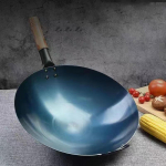Lilang 40cm i&scaron; anksto paruo&scaron;tas lengvas geležinis wok'as