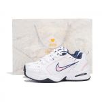 Nike Air Monarch 4 Neslystantys, Atsparūs dilimui, Didinantys auk&scaron;tį Žemi Kūni&scaron;ki sportbačiai Unisex Rožiniai Mėlyni Balti 415445-102(Team32-SBOX) 35.5