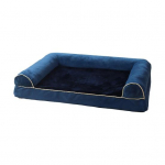Ortopedinė &scaron;unų lova Didelė plaunama &scaron;unų sofa-lova Mink&scaron;ta &bdquo;Boster Dog Nest&ldquo; medvilnės užpildo &scaron;ilta sofa, skirta vidutinio dydžio &scaron;unims L black