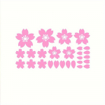 27 vnt. Vy&scaron;nių žiedų Automobilio Lipdukai Sakura Decals Viniliniai Vandeniui Atsparūs Tuningas Auto Aksesuarai Priekiniam Stiklui Langui Motociklui 25x13.4CM