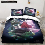 Naujas Hollow Knight Mados 3D Skaitmeninės Spaudos Patalynės Komplektas Antklodės Užvalkalas Antklodė Lova Viengulis Twin Pilnas Karalienės Jaunimo Mergaitės Berniukai Dovana EU single(135x200cm)