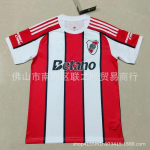''-2027 River Plate Futbolo Mar&scaron;kinėliai Trumpomis Rankovėmis Rungtynių Komplektas Vyri&scaron;ki Suaugusiųjų Futbolo Mar&scaron;kinėliai Namų I&scaron;vykos Trečias Large